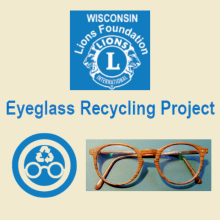 Mazomanie Library Eyeglass Recycling Project with Wisconsin Lions Foundation