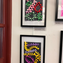 Wisconsin Heights student art display, Grades K thru 12.