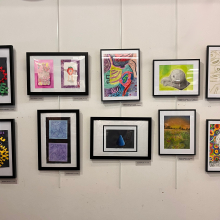 Wisconsin Heights student art display, Grades K thru 12.